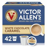 Victor Allen White Chocolate Caramel Cappuccino Single Serve Cup, PK42 FG016401